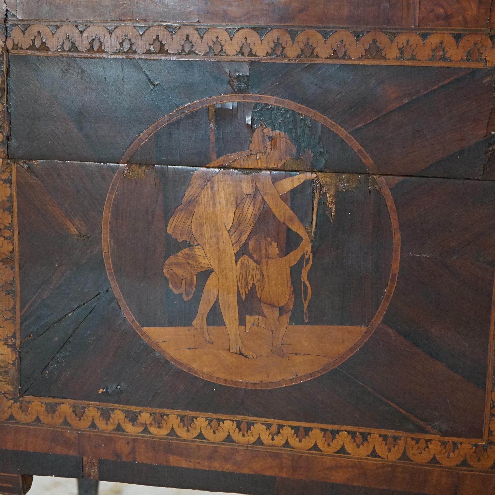 18thC Commode by Giovanni Battista Maggiolini with Classical Scenic Inlay c1770 For Sale 3
