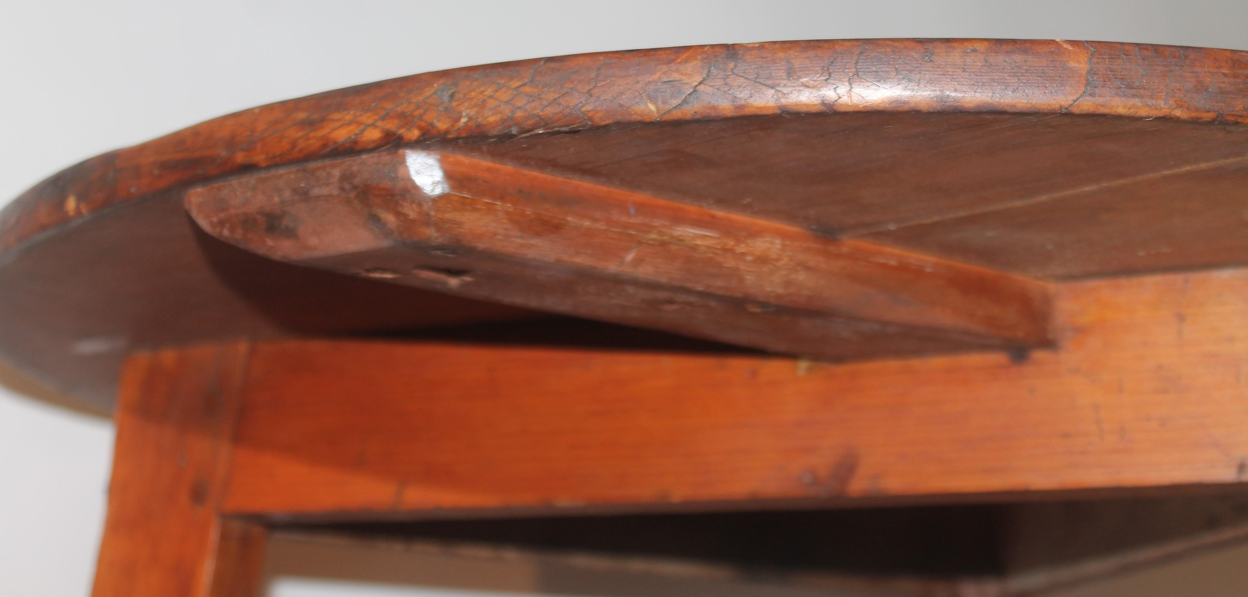 American 18thc Cricket Table from New England