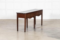 18thC English Country Oak Dresser Base