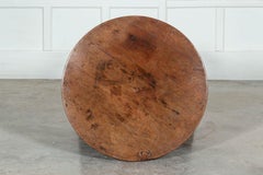 Table de cricket anglaise en bois fruitier du 18e siècle