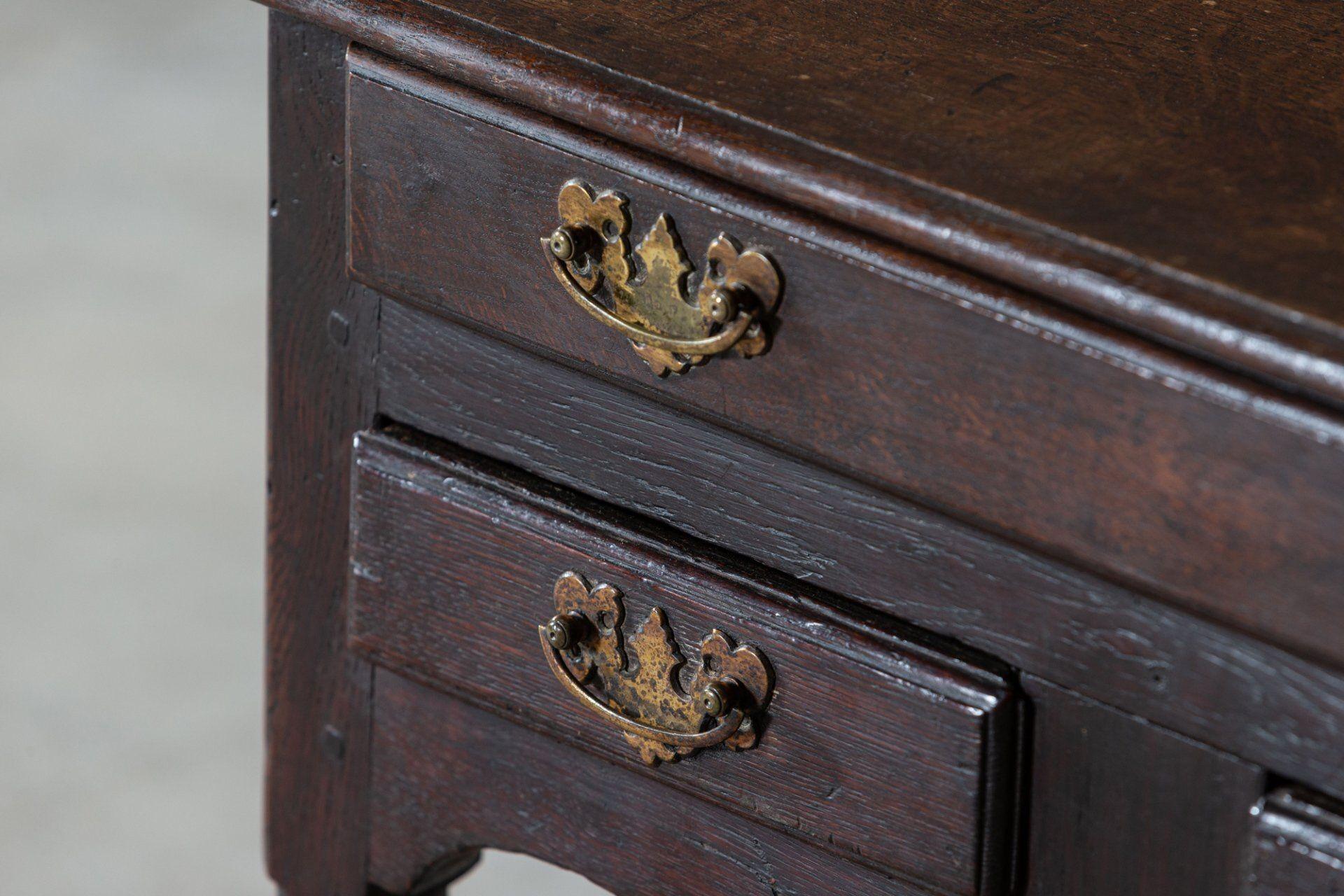 18th C English George III Oak Low Boy Side Table 6