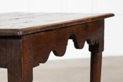 18thC English Oak Side Table