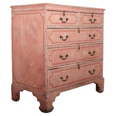 Antique 18thC English Painted Chest of Drawers