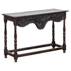 18thC English Vernacular Oak Side Table