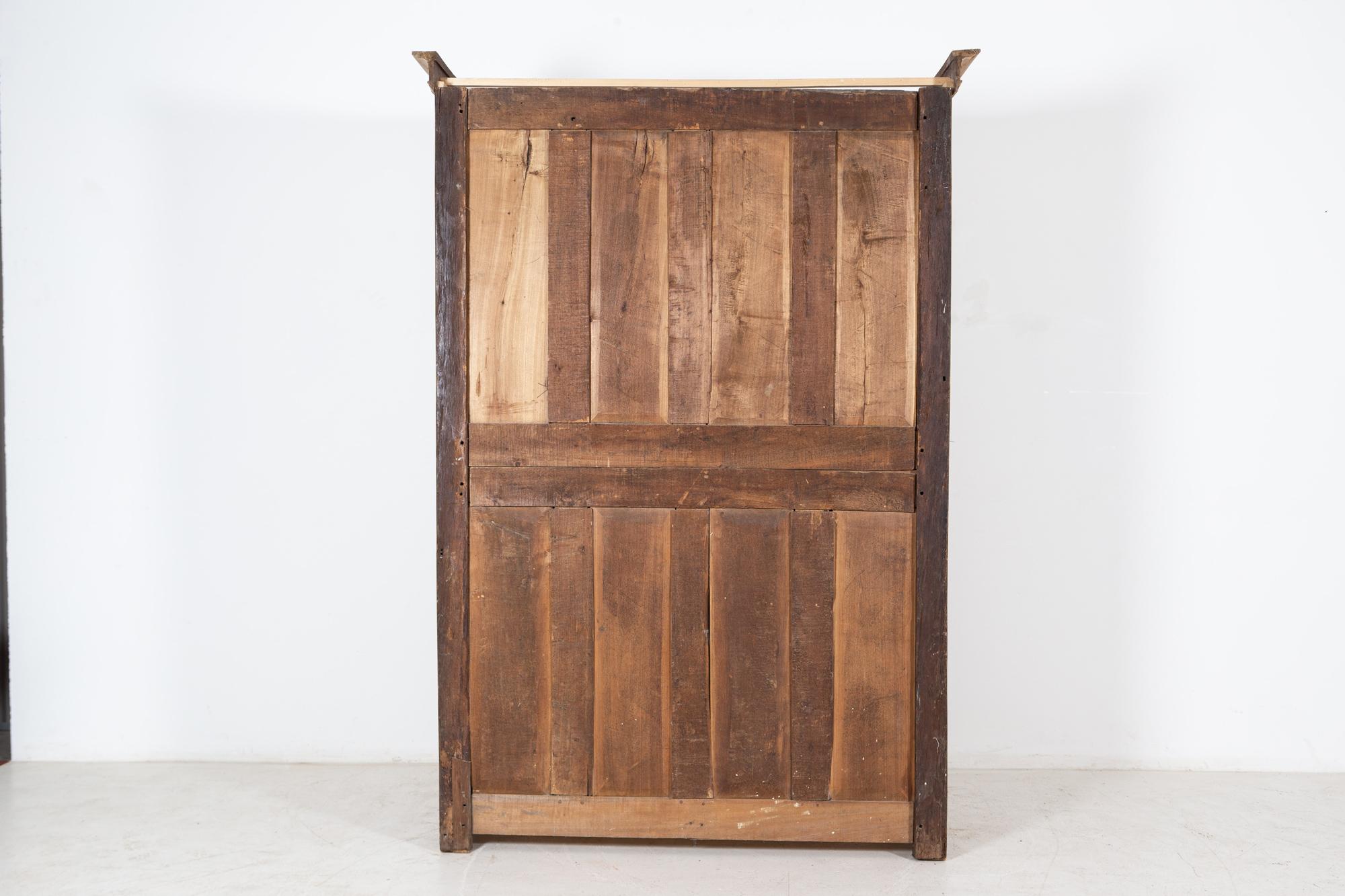 18thC French Bleached Walnut Armoire 5
