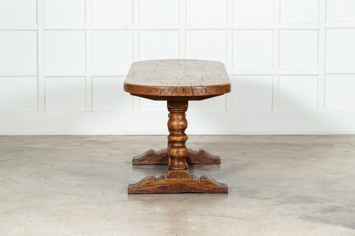 18thC French Elm Refectory Table For Sale 6