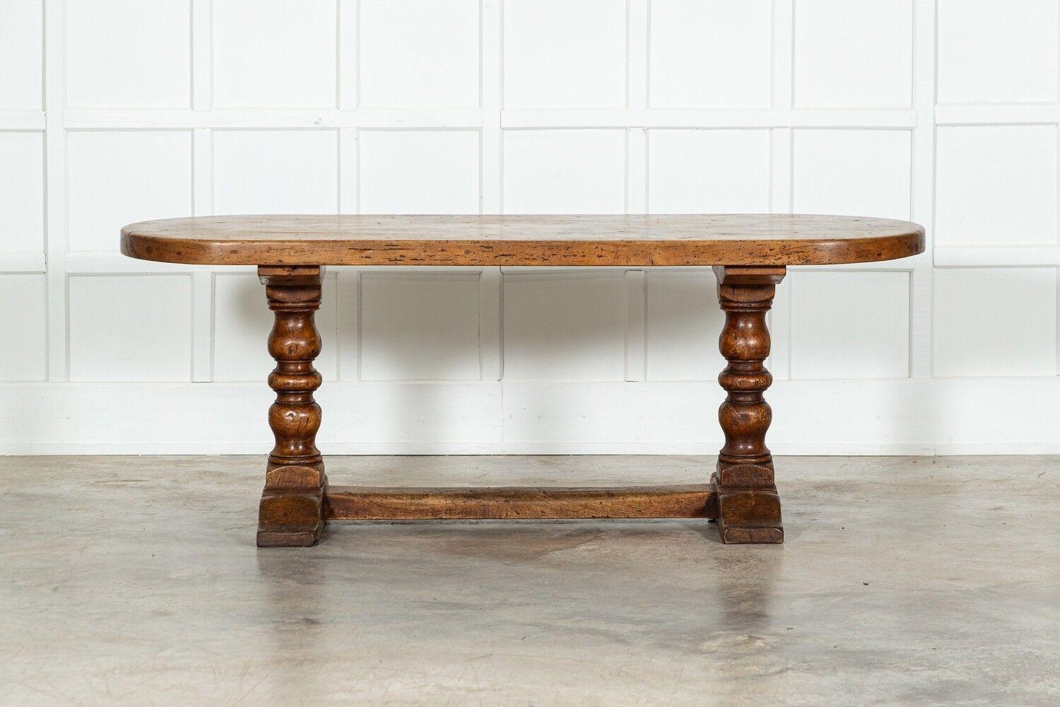 18thC French Elm Refectory Table For Sale 10