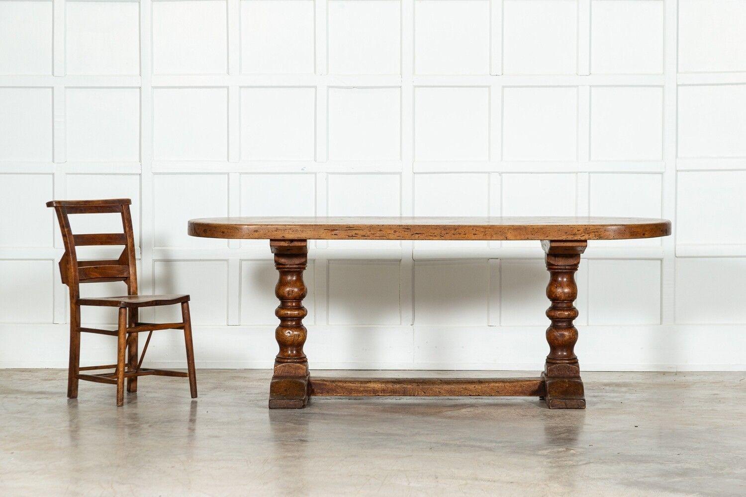 18thC French Elm Refectory Table In Good Condition For Sale In Staffordshire, GB