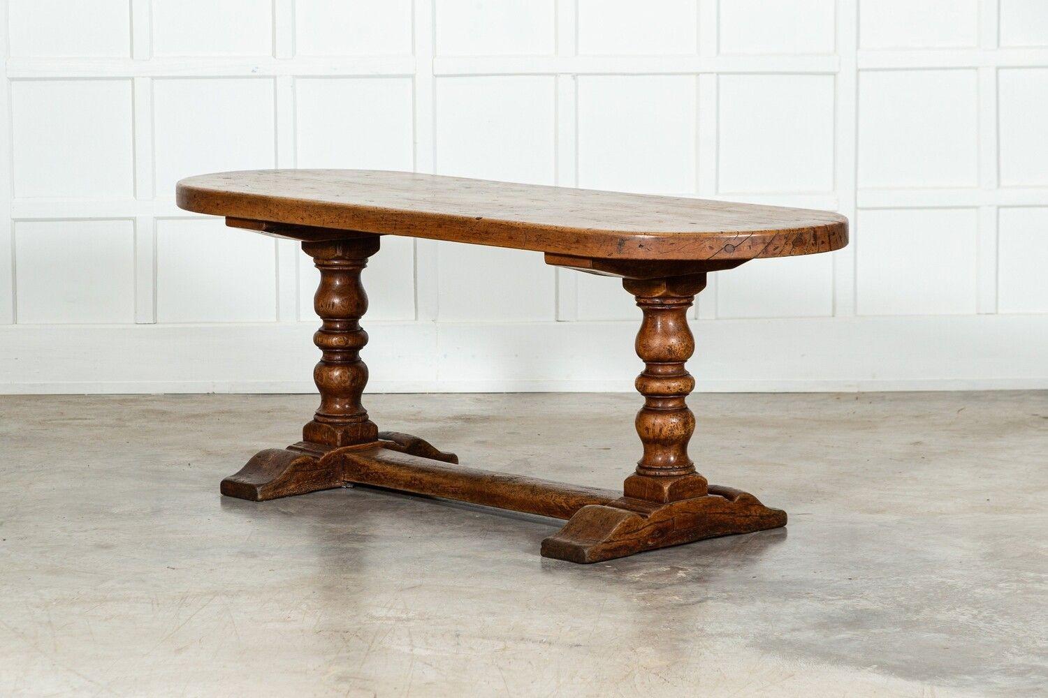 18thC French Elm Refectory Table For Sale 2