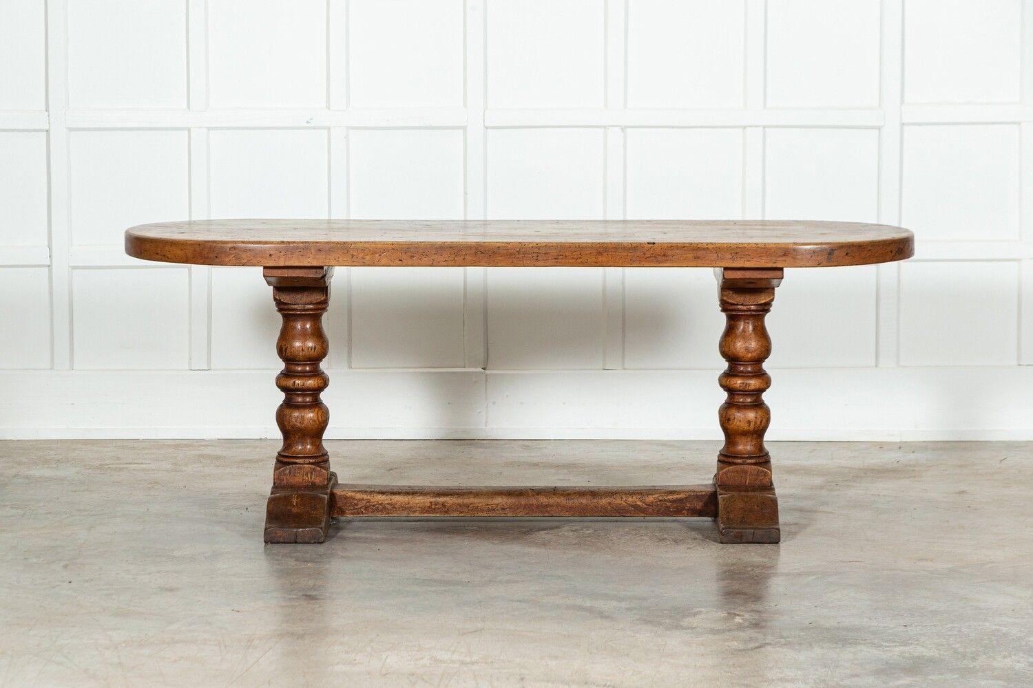 18thC French Elm Refectory Table For Sale 4