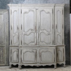 18th Century French Oak Breakfront Dresser