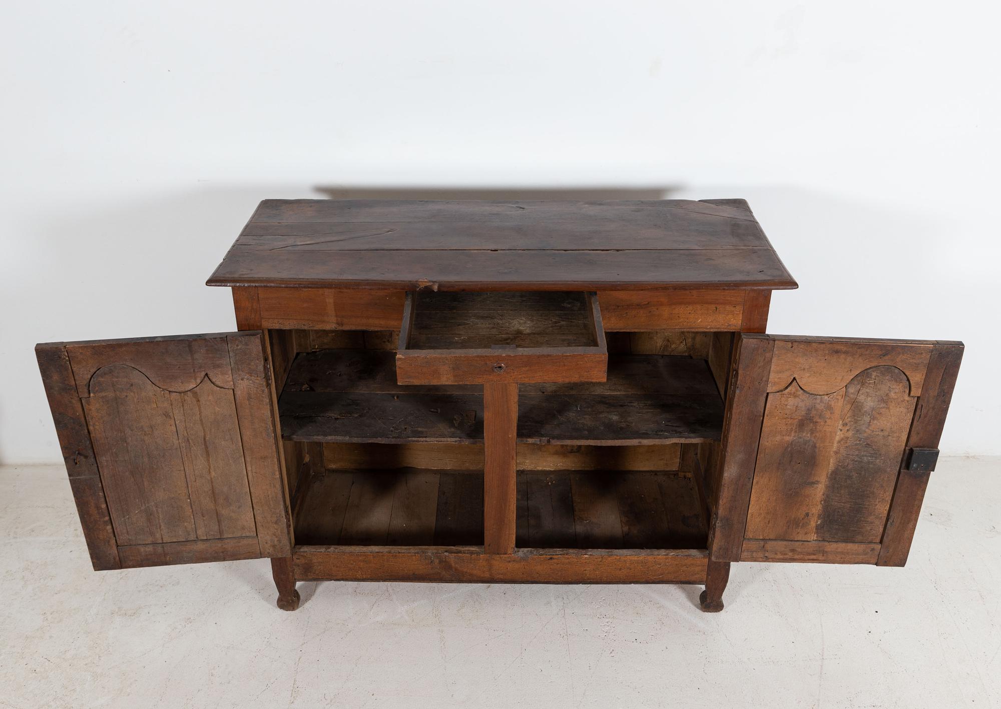 18th Century French Provincial Walnut Buffet 8