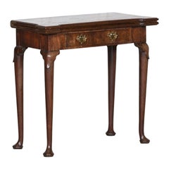 Mesa de cartas de caoba irlandesa de Jorge II del siglo XVIII