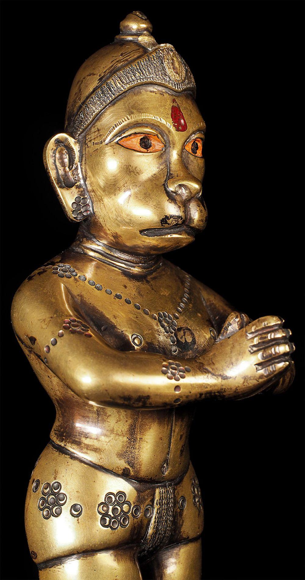 18thC Hanuman-Powerful Presence, Unique Character 8568 4