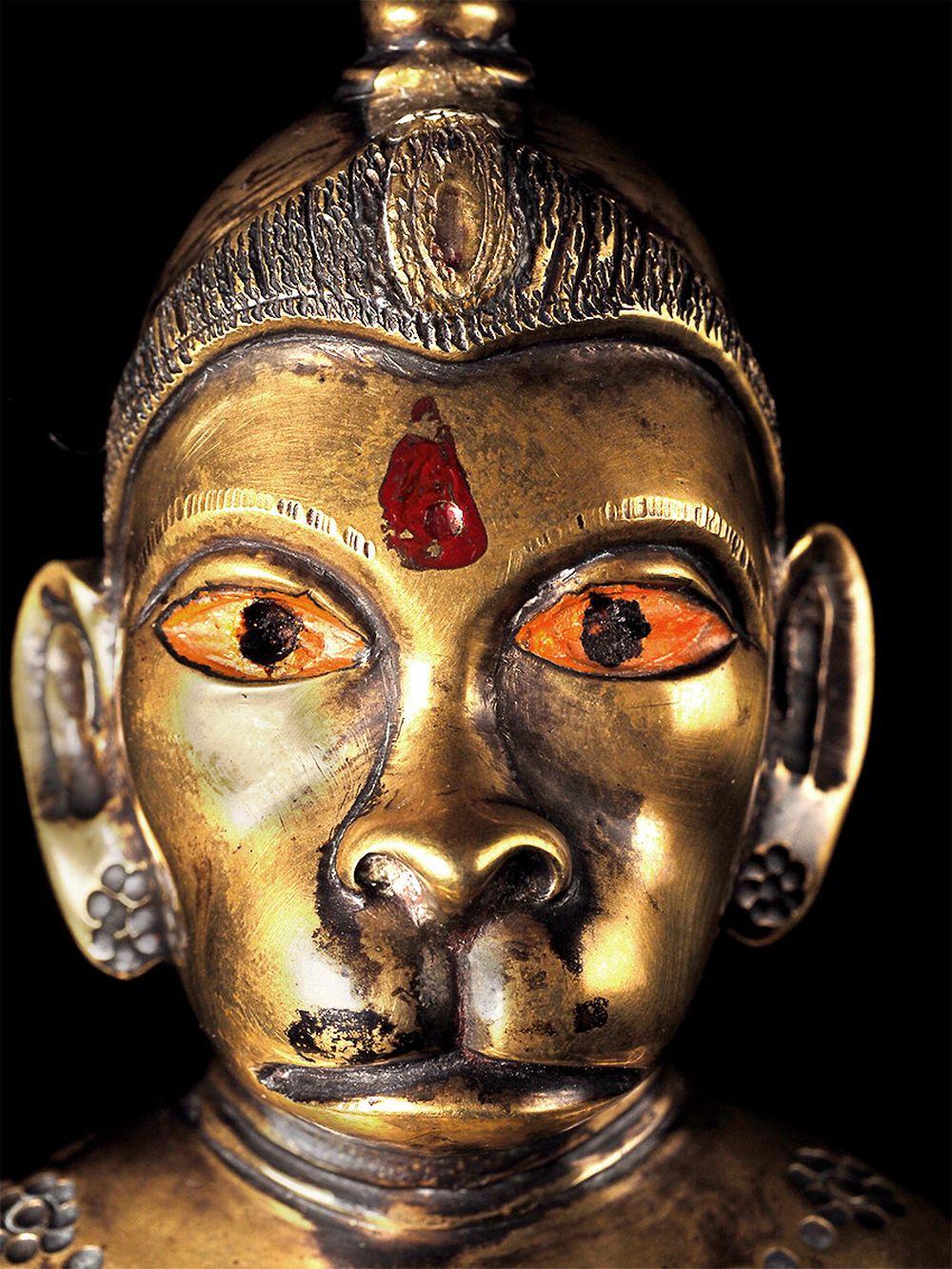 Indian 18thC Hanuman-Powerful Presence, Unique Character 8568