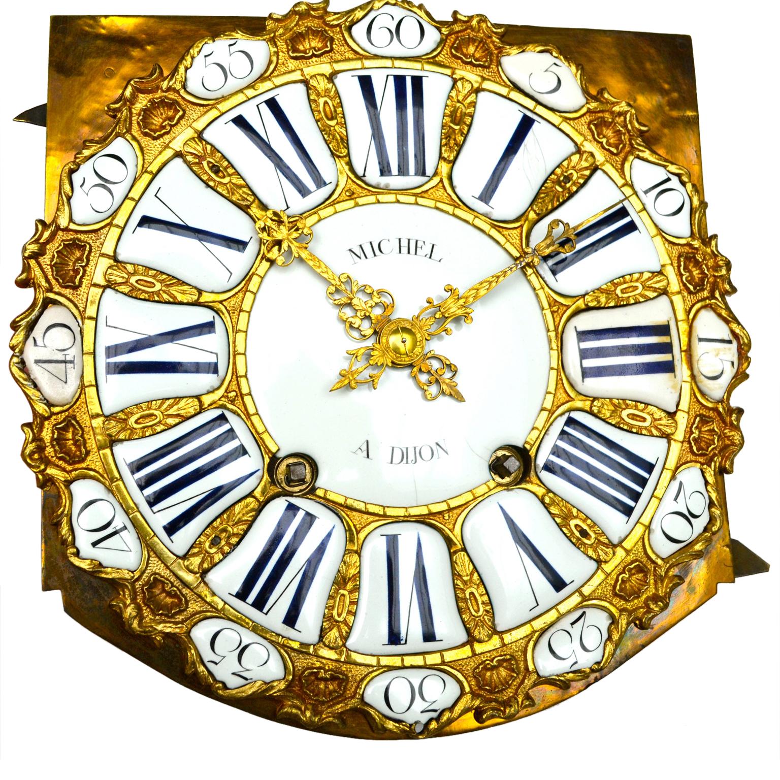 18thC Louis XV Boulle and Gilt Bronze Bracket Clock by Michel 13
