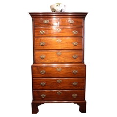Antique 18th C. Mahogany Chest on Chest