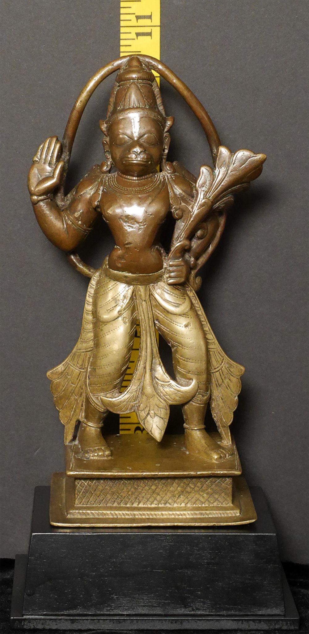 18thC Multi-Metal Hanuman, India-Superb-Old English Collection, 8020 For Sale 2