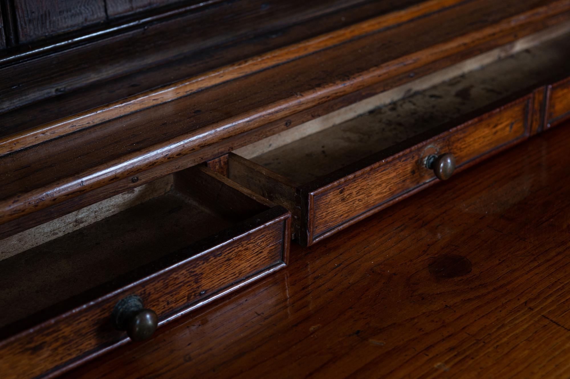 18thC Oak Welsh Dog Kennel Dresser 8