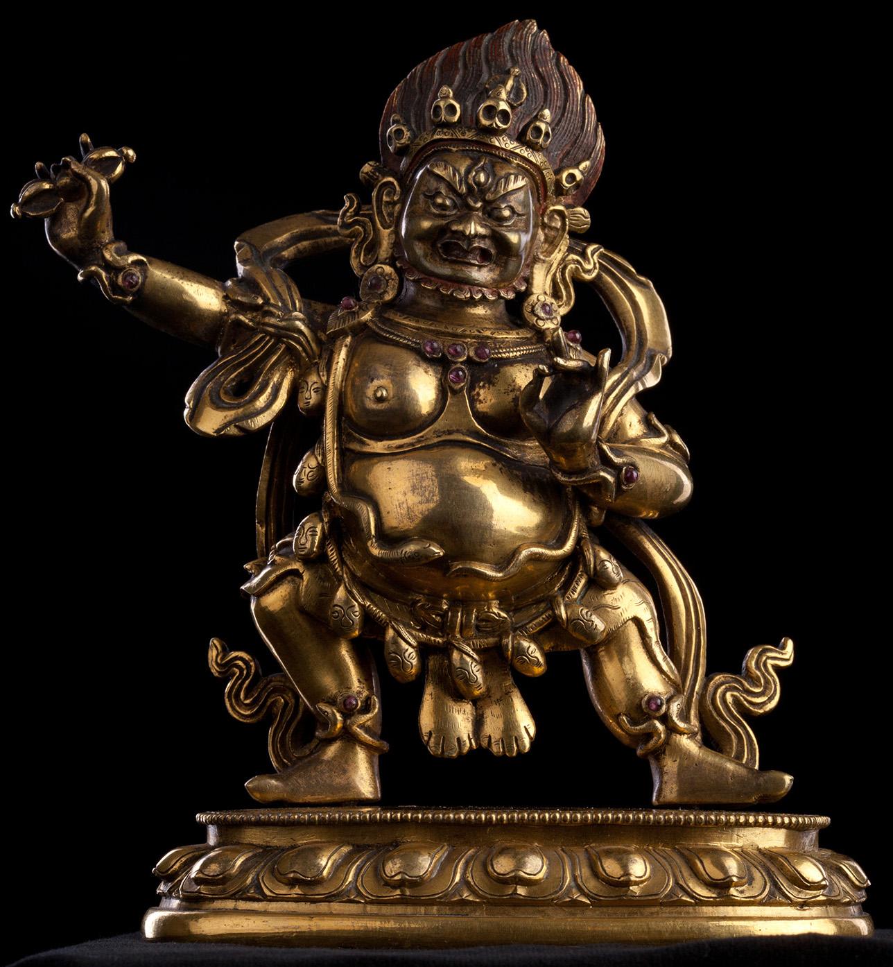 fierce deity statue