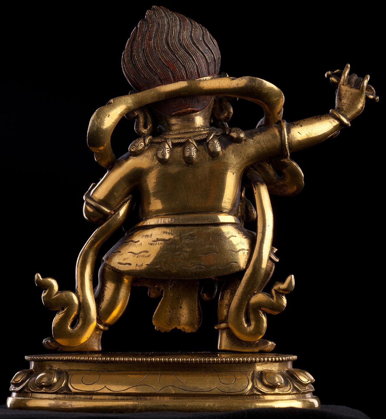 18th Century and Earlier 18thC Tibetan Fierce Deity. For Sale