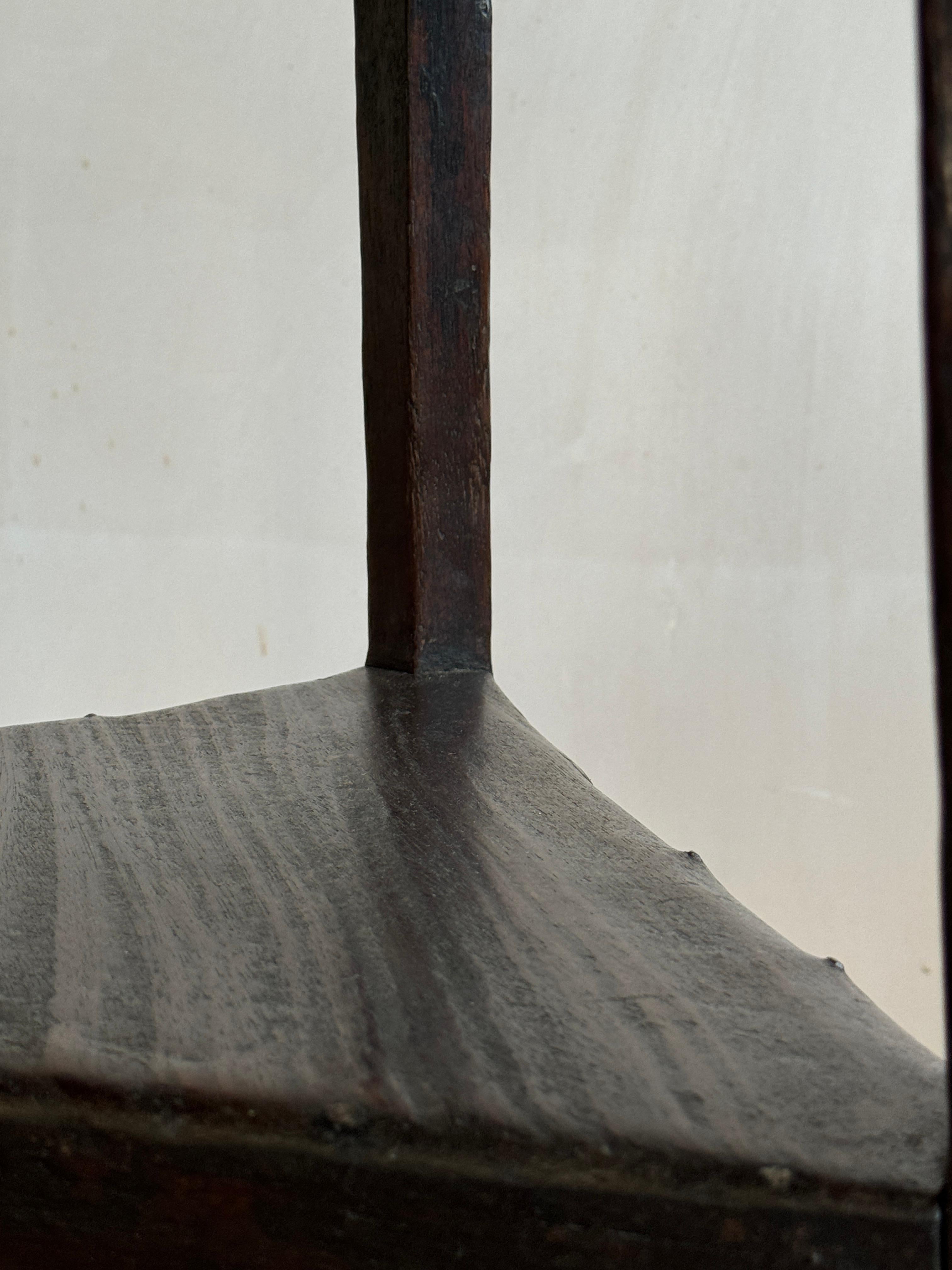 18thC Walnut Cricket Table 2