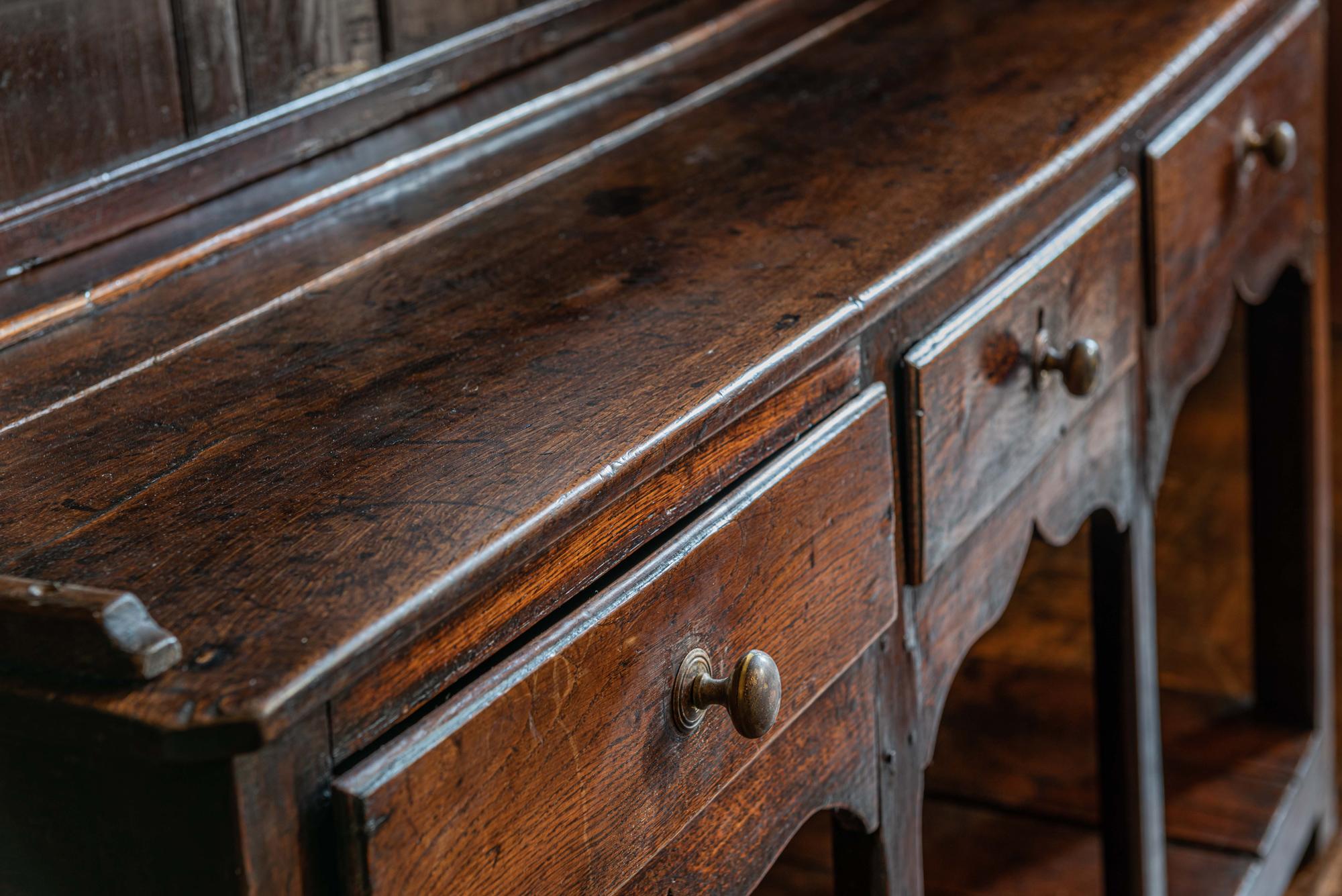 Ash 18th Century Welsh Pot Board Dresser