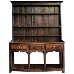 Commode à poteaux gallois du 18ème siècle