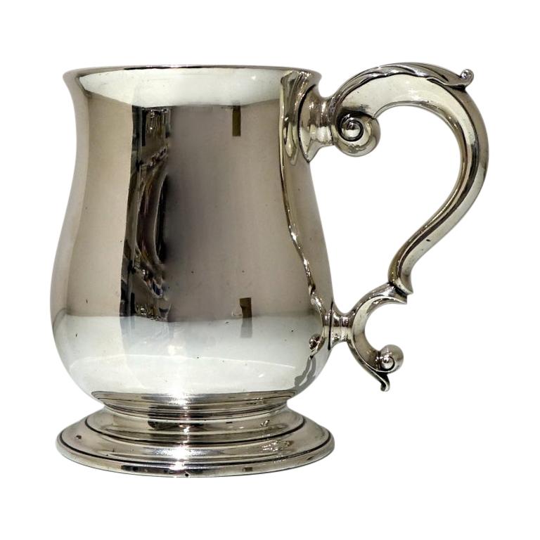 18thCentury Antique George III Sterling Silver Pint Mug Lon 1772 Orlando Jackson