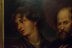18th Century Oil on Canvas Italian Baroque Rubens and Van Dyck, 1790