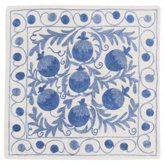 18"x18" New Decorative Silk Embroidered Suzani Cushion Cover from Uzbekistan