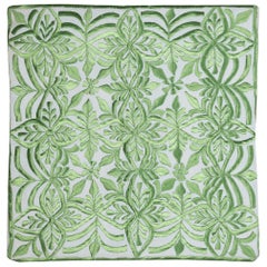 18 "x19" Housse de coussin 100% coton. Contemporary Taie d'oreiller. Oreiller en dentelle verte