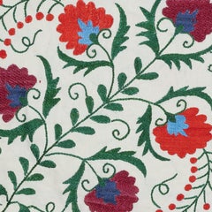 18"x20" Hand Embroidered Cushion Cover. Contemporary Lace Pillow. Cotton Pillow