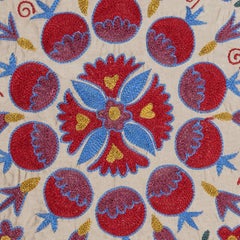 18"x20" Silk Embroidery Cushion Cover. Handmade Pillowcase. Modern Lace Pillow