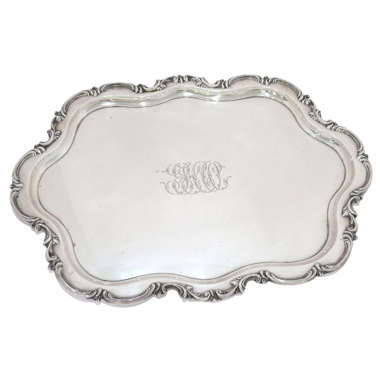 Sterling Silver Theodore B. Starr Antique Wavy Tray