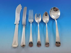 #19 by Durgin Sterling Silver Flatware Set for 12 Service 212 Pieces Dinner Deco