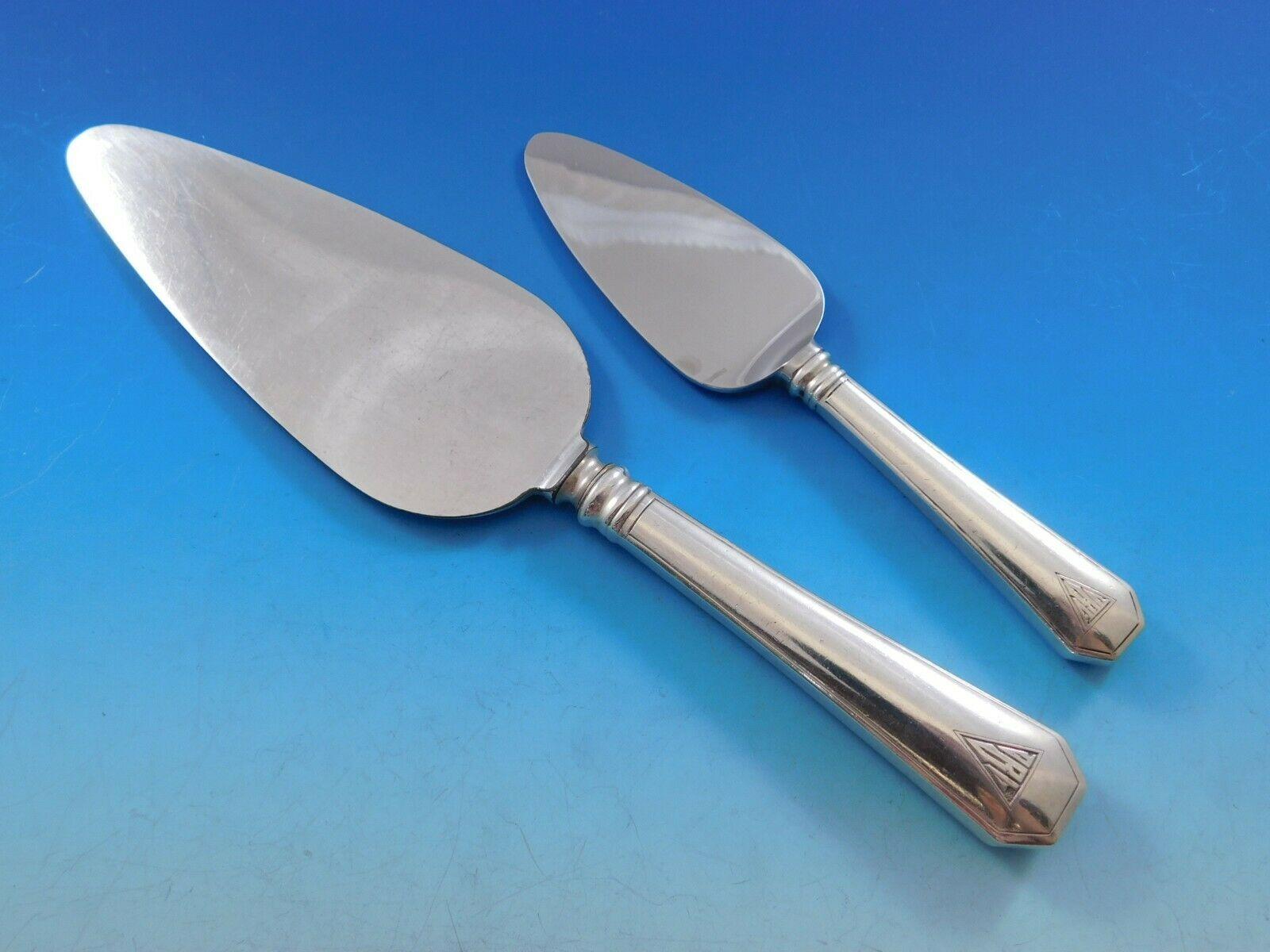 #19 by Durgin Set di posate in argento sterling per 12 persone Servizio 212 pezzi Cena Deco in vendita 3