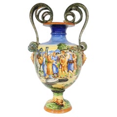 19 C. Italian Majolica Vase after Urbino