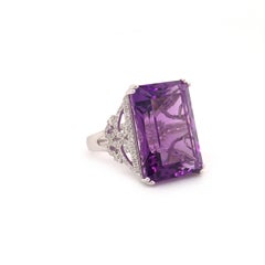 19 Carat Amethyst Cocktail Ring