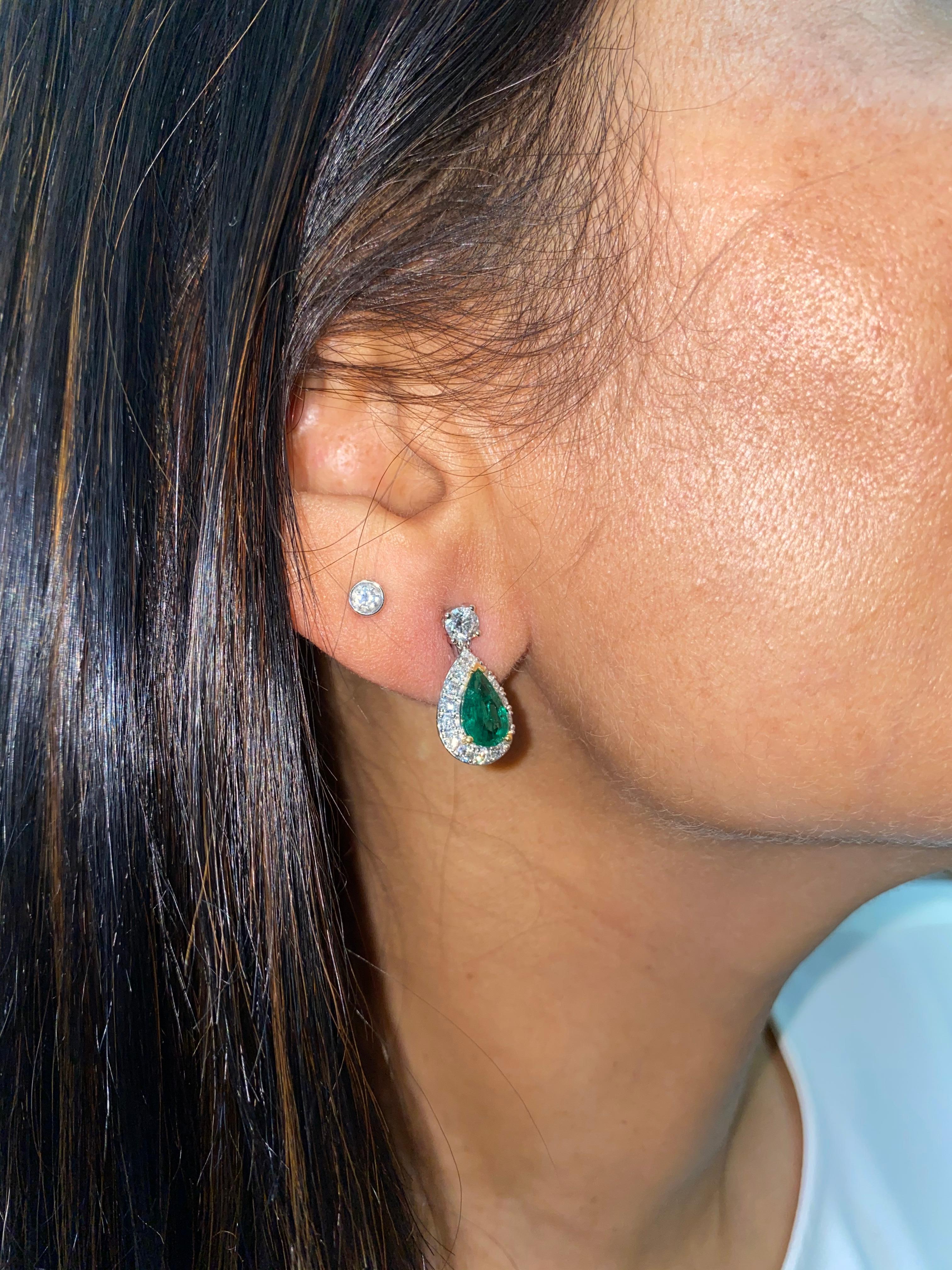 argos emerald earrings