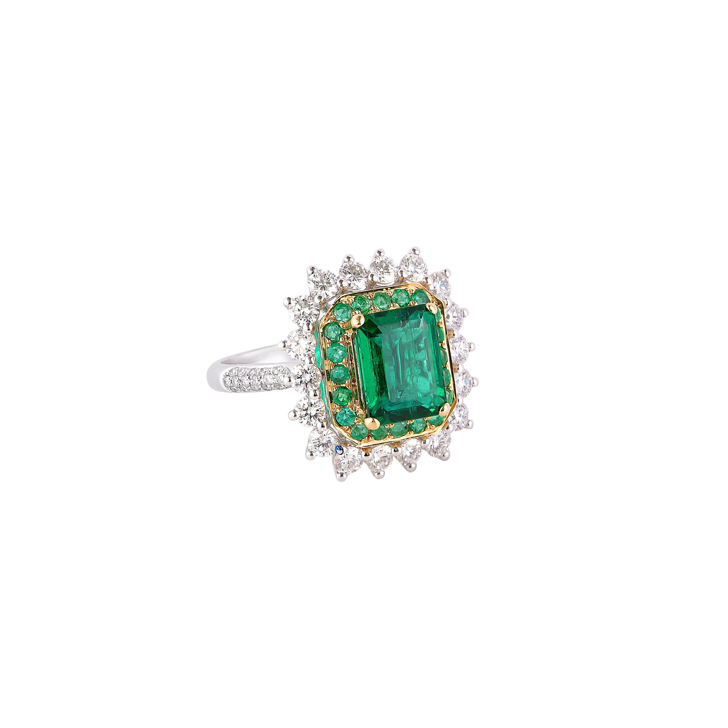 Showcasing the most vibrant Colombian and Zambian emeralds and diamonds, Sunita Nahata dedicates this collection to her home city of Jaipur where the jewelry industry dates back to the early 1700s. Jaipur is also an epicenter for the global emerald