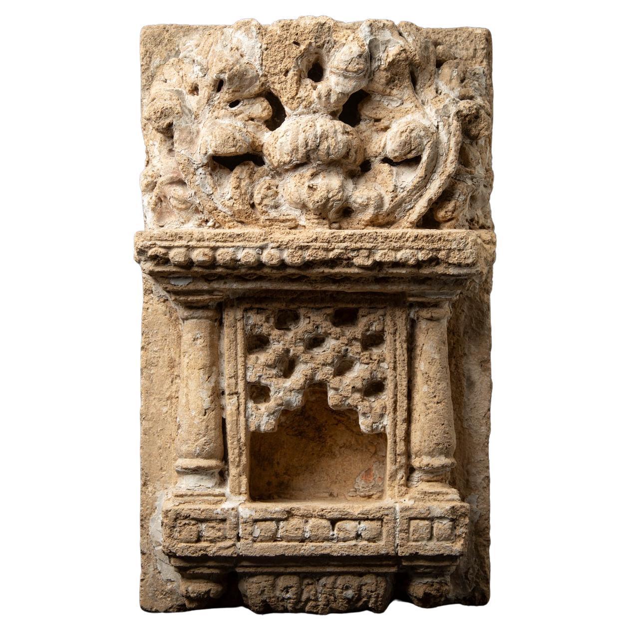 19 Century Antique sandstone Indian temple from India - OriginalBuddhas