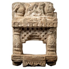 19 Century Antique sandstone Indian temple from India - OriginalBuddhas