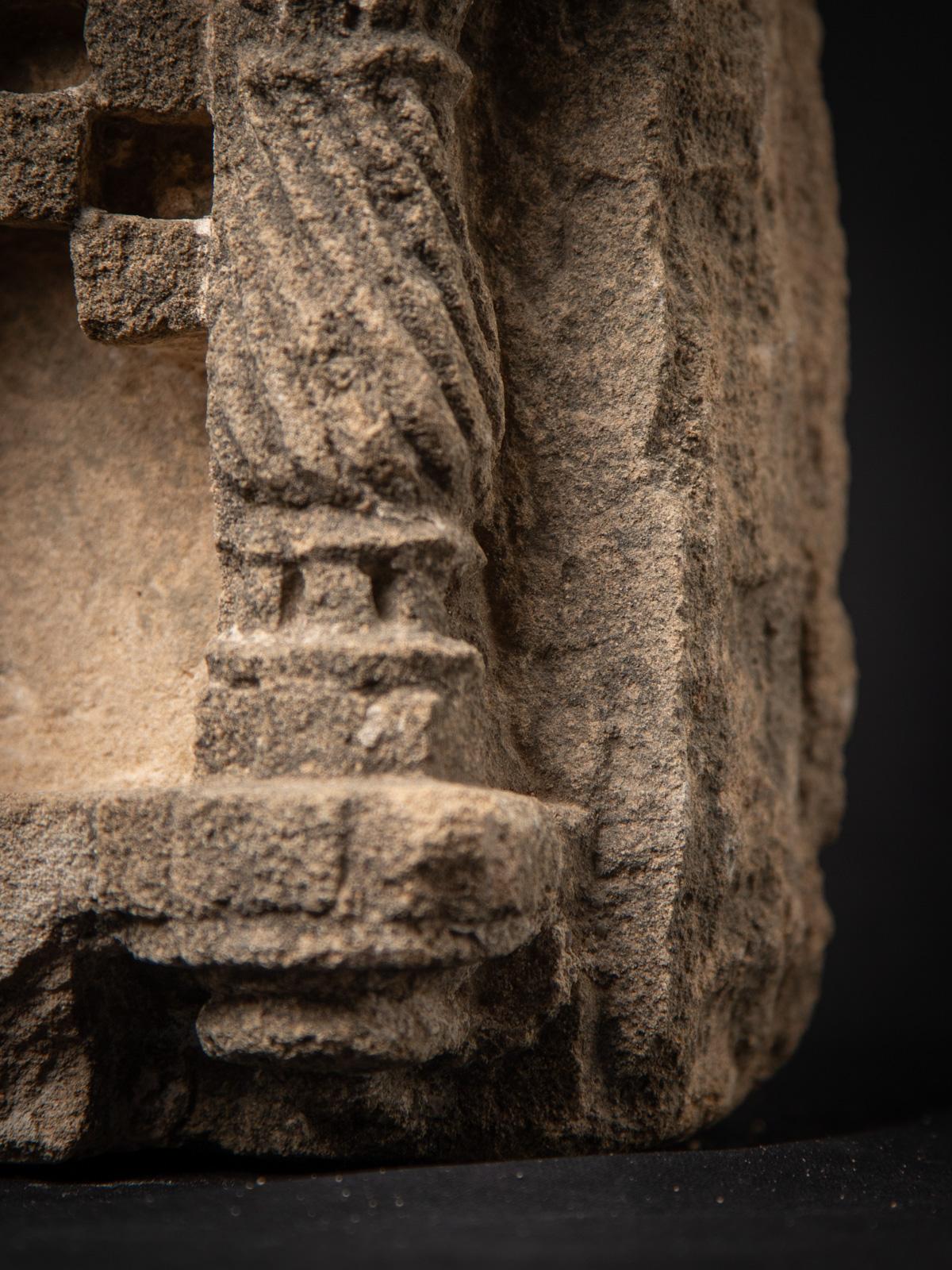 19th Century 19 Century Antique sandstone temple from India from India  OriginalBuddhas For Sale