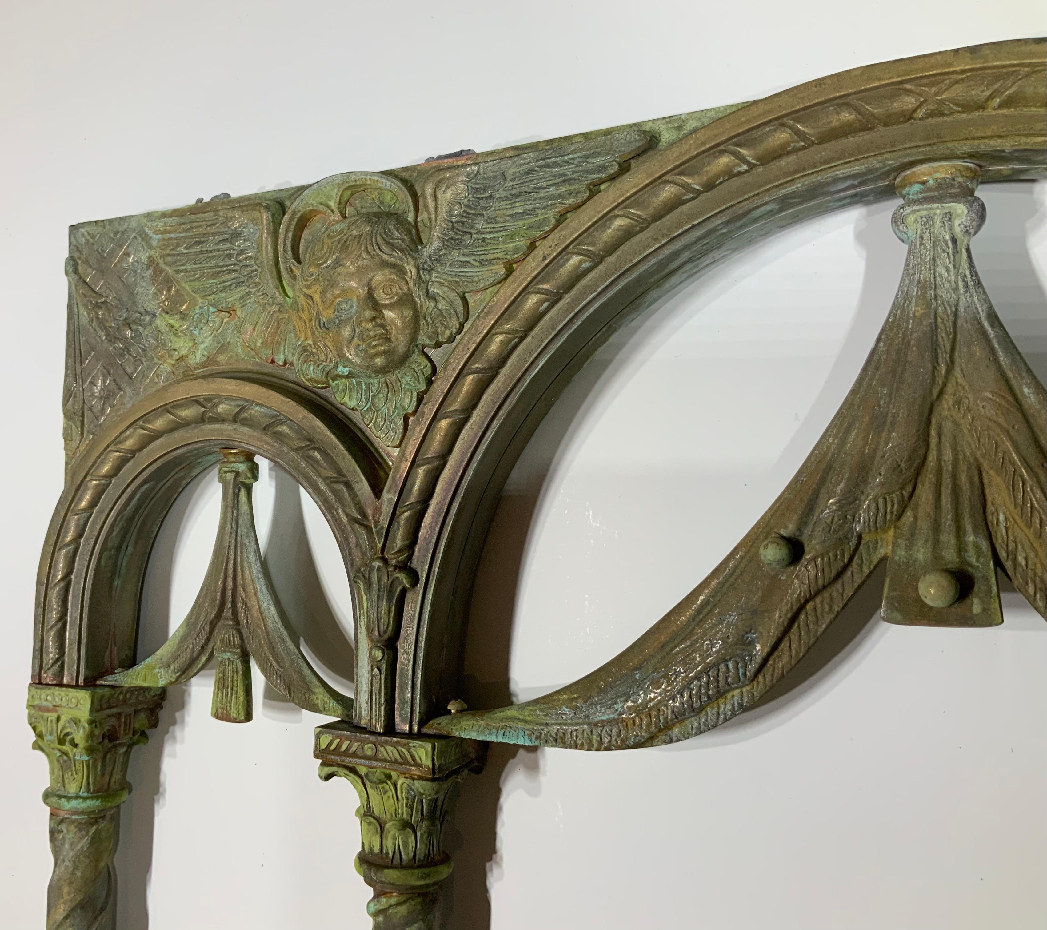 19 Century Brass And Bronze Architectural Element For Sale 5