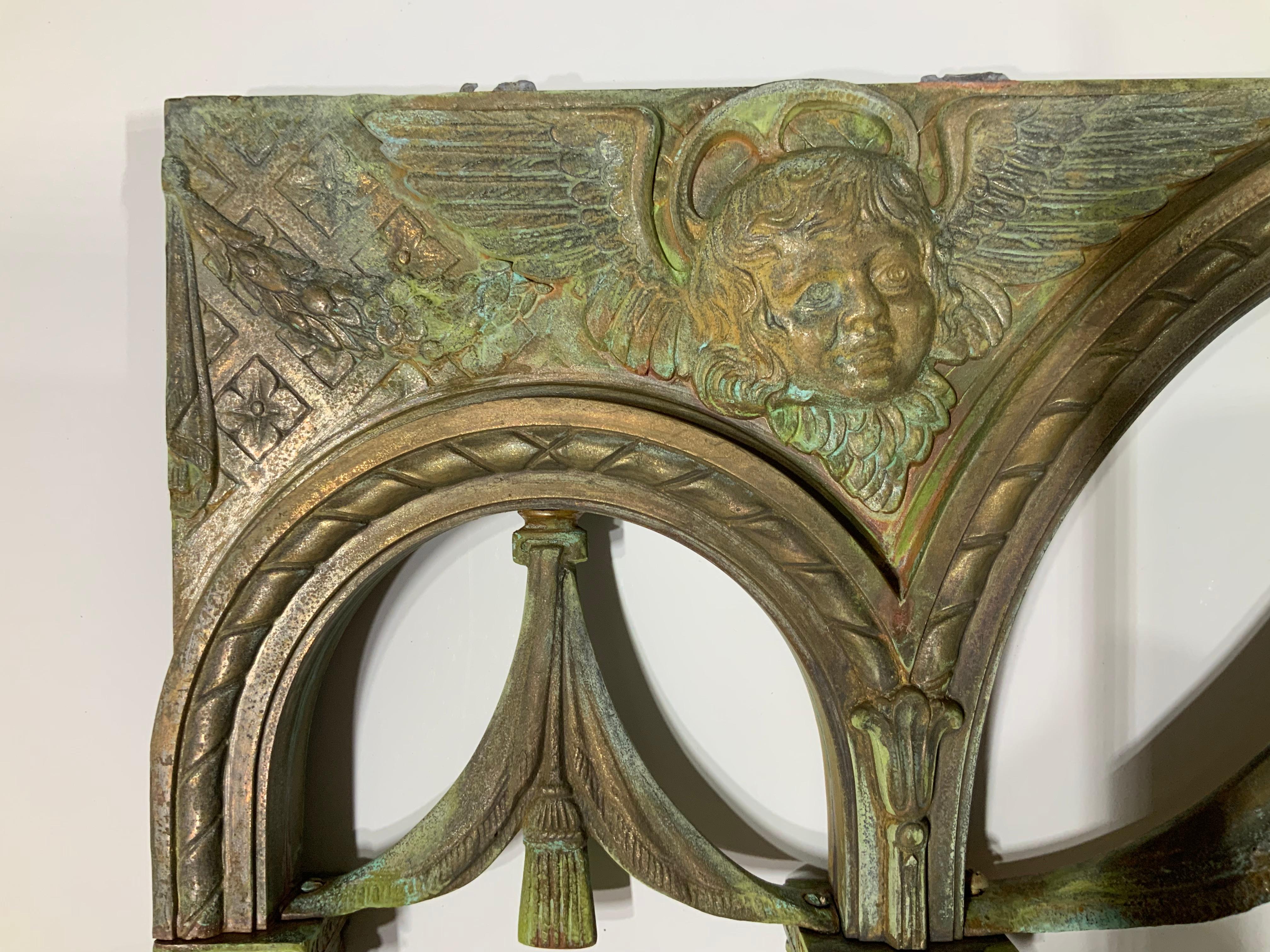 19 Century Brass And Bronze Architectural Element For Sale 7