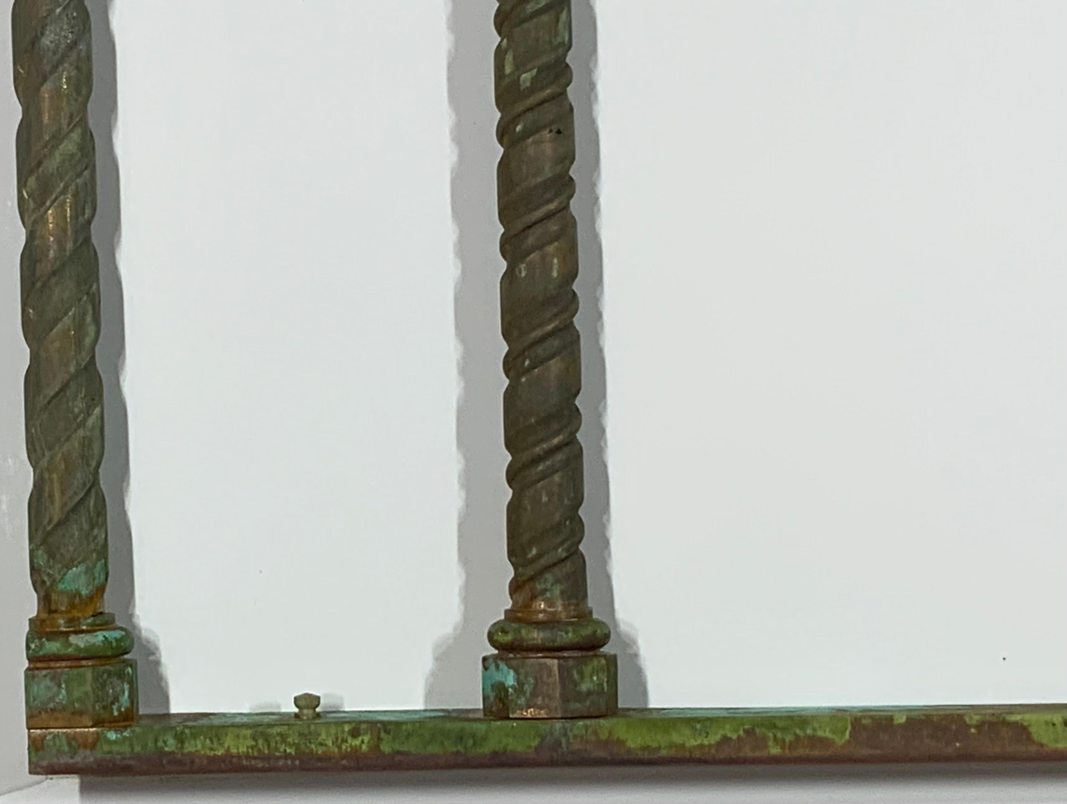 Architektonisches Element aus Messing und Bronze aus dem 19. Jahrhundert im Angebot 4