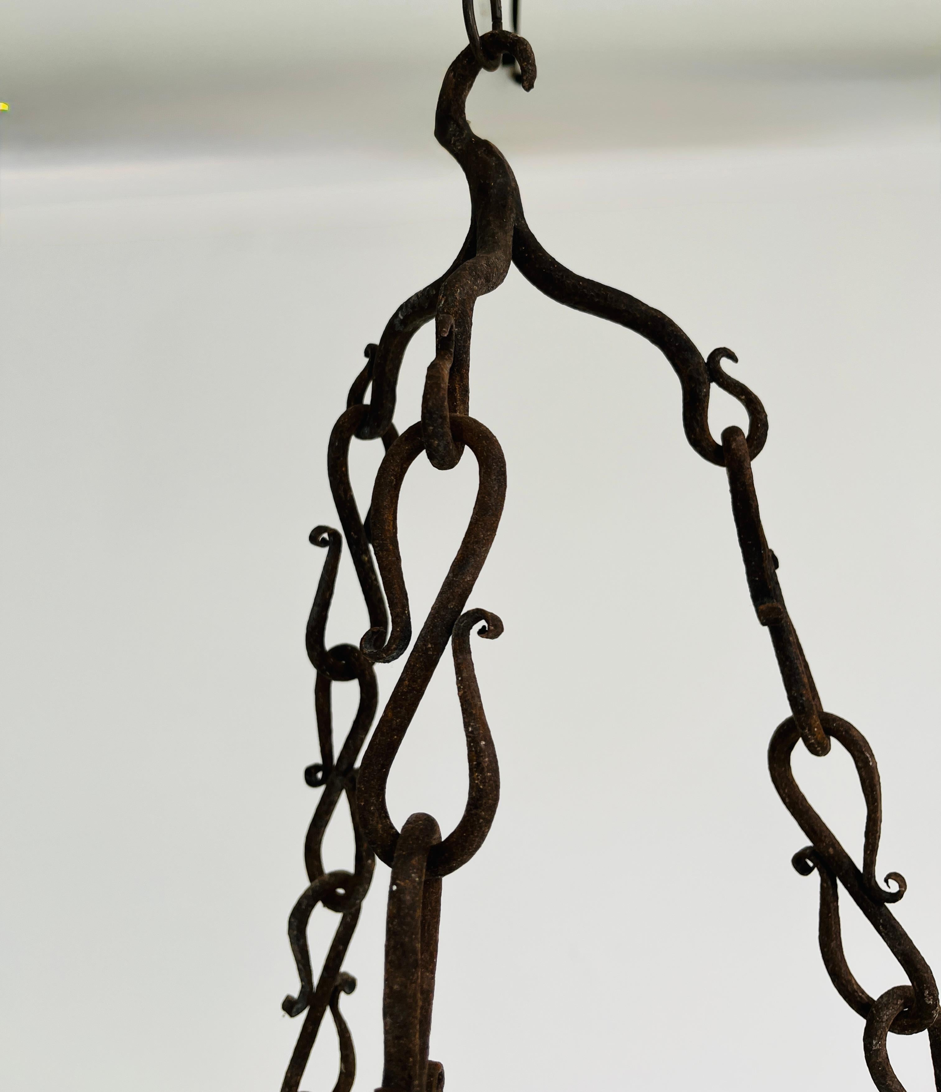 Lustre à bougies du 19ème siècle en vente 3