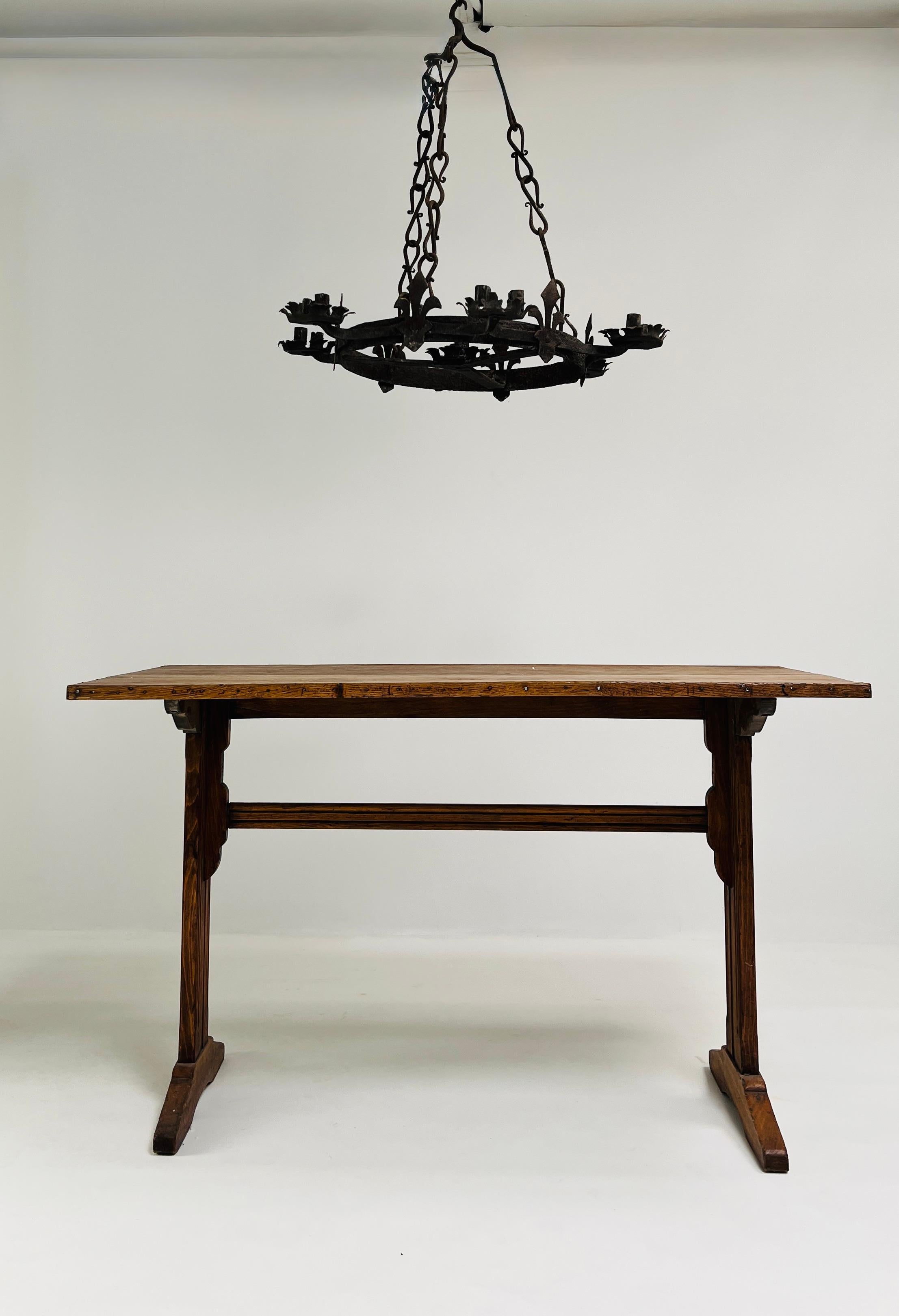 Lustre à bougies du 19ème siècle en vente 7