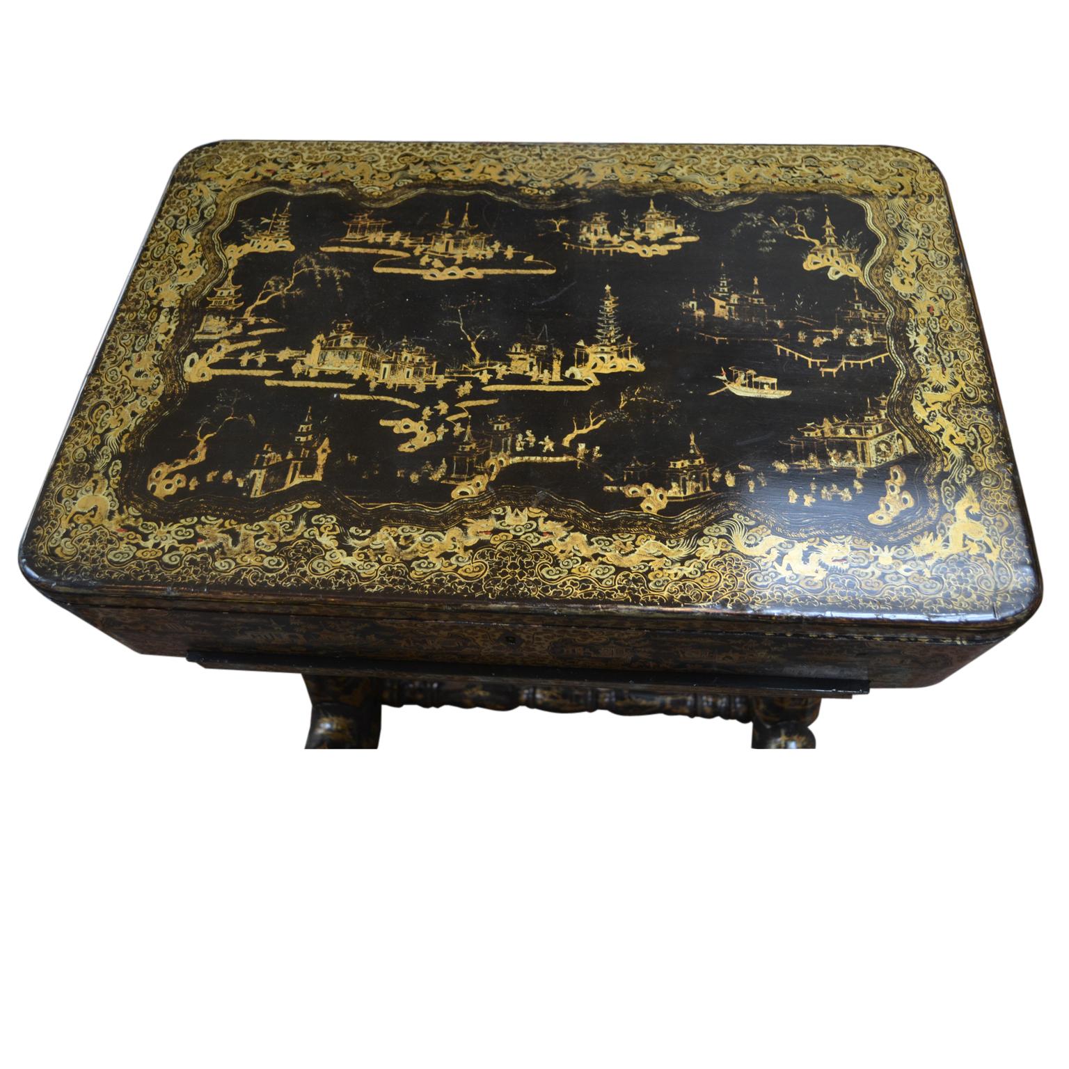 chinese lacquer table